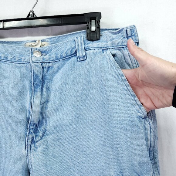 Madewell Jeans Womens 31Low Slung Cargo Wide Leg Jean High Rise Baggy Denim - Picture 11 of 16